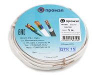 Провод ШВВП 2х0.75 Б 380В (бухта 5м) (шт) ПромЭл 13321720