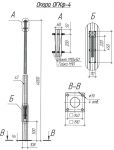 Опора ОГКф-4 (3мм 60/108 фл.190х10 мц. 140 отв. 19х4) гор. оцинк. UMECON МК 90150 Опора ОГКф-4 (3мм 60/108 фл.190х10 мц. 140 отв. 19х4) гор. оцинк. UMECON МК 90150