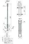 Опора ОГКф-7 (3мм 60/135 фл.300х10 мц. 200 отв. 23х4) гор. оцинк. UMECON МК 89835 Опора ОГКф-7 (3мм 60/135 фл.300х10 мц. 200 отв. 23х4) гор. оцинк. UMECON МК 89835