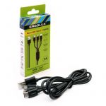 Кабель Micro USB-Lightning-Type C 3 в 1 3А 1.2м зарядка черн. (коробка) ERGOLUX 15099 Кабель Micro USB-Lightning-Type C 3 в 1 3А 1.2м зарядка черн. (коробка) ERGOLUX 15099