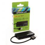 Разветвитель USB ELX-SLP01-C02 4USB 2А коробка черн. ERGOLUX 15109 Разветвитель USB ELX-SLP01-C02 4USB 2А коробка черн. ERGOLUX 15109