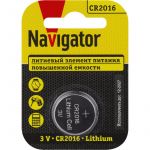 Элемент питания литиевый CR2016 93 821 NBT-CR2016-BP1 (блист.1шт) NAVIGATOR 93821 Элемент питания литиевый CR2016 93 821 NBT-CR2016-BP1 (блист.1шт) NAVIGATOR 93821