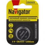 Элемент питания литиевый CR2025 93 822 NBT-CR2025-BP1 (блист.1шт) NAVIGATOR 93822 Элемент питания литиевый CR2025 93 822 NBT-CR2025-BP1 (блист.1шт) NAVIGATOR 93822
