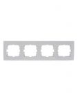 Рамка 4-м Karina горизонт. бел. LEZARD 707-0200-149