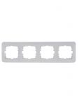 Рамка 4-м Karina Life горизонт. бел. LEZARD 708-0200-149