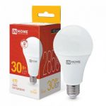 Лампа светодиодная LED-A70-VC 30Вт грушевидная 3000К тепл. бел. E27 2850лм 230В IN HOME 4690612024127 Лампа светодиодная LED-A70-VC 30Вт грушевидная 3000К тепл. бел. E27 2850лм 230В IN HOME 4690612024127