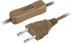 Шнур 61 721 NPS-FS-170-2х0.5-BR 1.7м с выкл. корич. Navigator 61721 Шнур 61 721 NPS-FS-170-2х0.5-BR 1.7м с выкл. корич. Navigator 61721