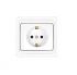 Розетка 1-м СП Валери 16А IP20 с заземл. бел. UNIVersal В0028