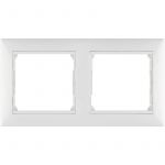 Рамка 2-м Valena горизонт. бел. Leg 774452