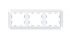 Рамка 3-пост. AtlasDesign Antique универс. бел. SE ATN100103