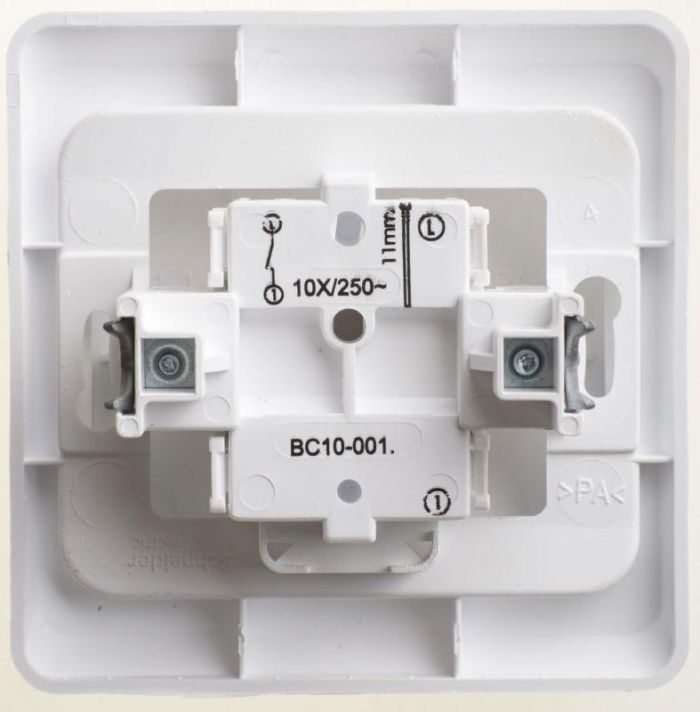 Выключатель 1-кл. СП Этюд 10А IP20 бел. SE BC10-001B