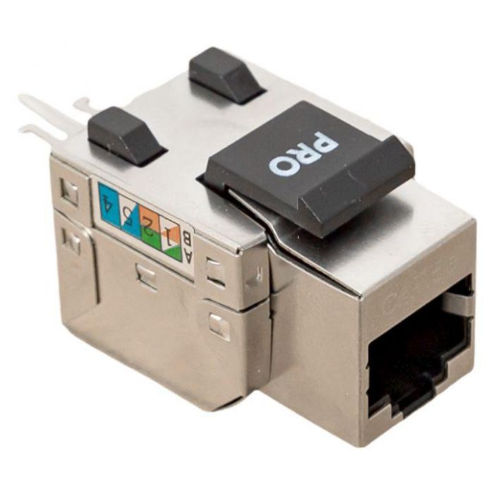 Модуль розеточный Keystone RJ45 кат.5E FTP экранир. 110 IDC 90град. TeraLINK PRO EKF TRP-KSTN-SOCK-90D-5EFTP