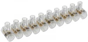 Зажим винтовой концевой изолированный КЗВИ 6.0кв.мм (10х1) IEK UZVK-06-10 Зажим винтовой концевой изолированный КЗВИ 6.0кв.мм (10х1) IEK UZVK-06-10